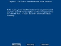 Diagnostic Tests Related to Gastrointestinal Health Alterations