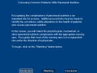 Correcting Common Problems of Parenteral Nutrition