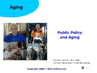 Public Policy and Aging