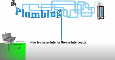 Sizing an Interior Grease Interceptor (Screencast)