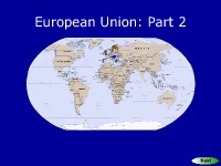 European Union: Part 2