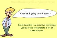 Brainstorming for a Speech