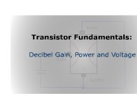 Transistor Fundamentals: Decibel Gain, Power, and Voltage