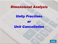 Unity Fractions/Unit Cancellation