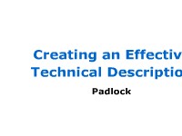 Mechanism Description: Padlock