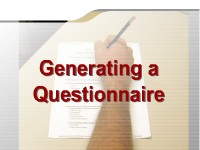 Generating a Questionnaire