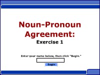 Noun/Pronoun Agreement: Exercise 1