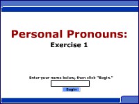 Personal Pronouns - Exercise 1