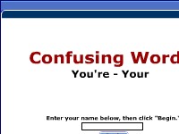 Confusing Words--Your, You're