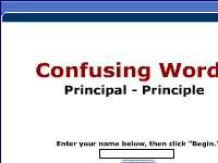 Confusing Words--Principle, Principal
