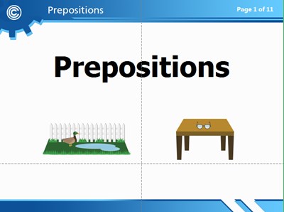 Communication: Prepositions