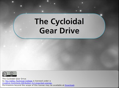 The Cycloidal Gear Drive