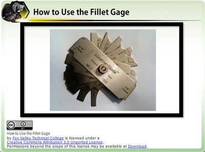 How to Use the Fillet Gage